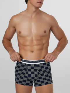 Трусы Mark Formelle 411228-2/25-5164П-5 клетка_на_глубоком_синем_п.голубой - фото 1