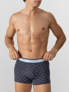 Трусы Mark Formelle 411228-2/25-5164П-5 узор_сетка_на_т.сером_черный - фото 1