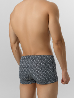 Трусы Mark Formelle 411229-2/25-5165П-5 квадратный_узор_на_черном_св.серый - фото 2