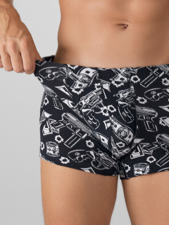 Трусы Mark Formelle 411230/25-4986П-5 пистолеты_и_деньги_на_черном - фото 2