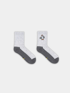 Носки Mark Formelle 444K-3169/B3-25444K св.серый_меланж_рис.3169 - фото 2