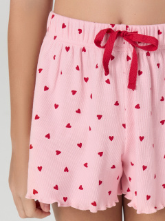 Шорты Mark Formelle 537004/25-38535П-1 сердечки_на_розовом - фото 2