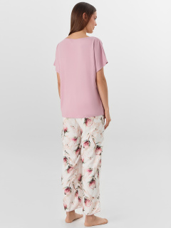 Брюки, футболка Mark Formelle 592545/25-35485ПП-14 пыльный_розовый_протеи_на_св.молочном - фото 1