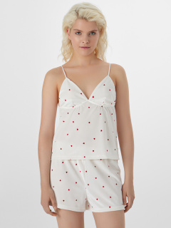Топ, шорты Mark Formelle 592637/25-39091ПП-3 сердечки_на_св.молочном - фото 2