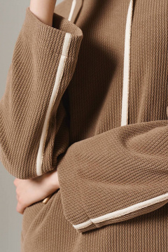 Худи Nelva 23112 капучино - фото 5