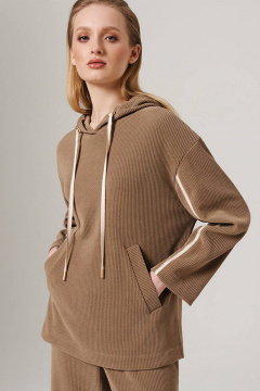 Худи Nelva 23112 капучино - фото 1