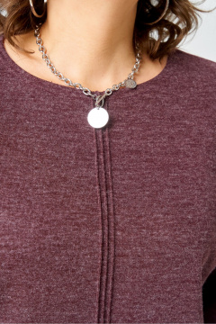 Джемпер Bliss 9500 бордовый - фото 2