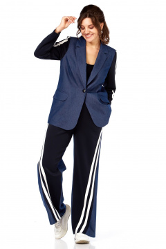 Брюки, жакет Matini 1.801 синий - фото 2