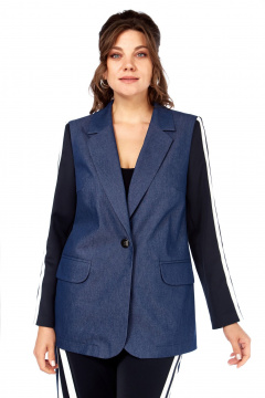 Брюки, жакет Matini 1.801 синий - фото 5