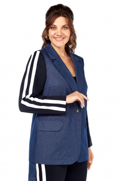 Брюки, жакет Matini 1.801 синий - фото 4