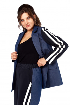 Брюки, жакет Matini 1.801 синий - фото 3