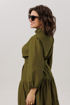 Платье Anelli 1798 испанская-оливка - фото 5