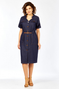 Платье Matini 3.1807 синий - фото 4