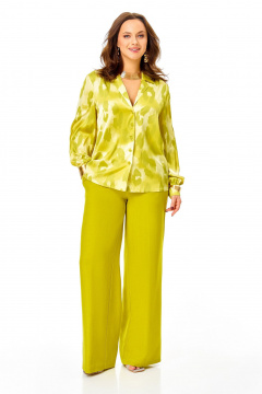 Блуза, болеро, брюки Ольга Стиль С-955 желтый - фото 4