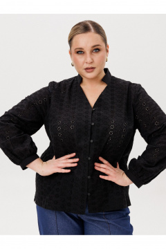 Блуза AVA fashion М-168 черный - фото 3