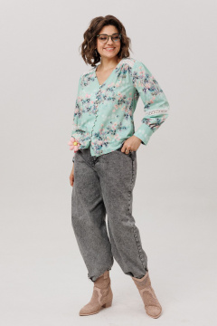 Блуза Anelli 1693 нежная_мятность - фото 4