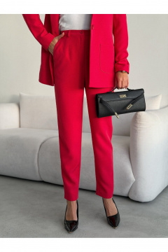 Брюки, жакет Dilana VIP 2056/1 малина - фото 5