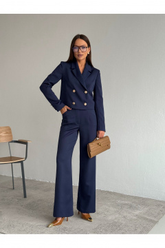 Брюки, жакет Dilana VIP 2122 синий - фото 1
