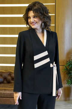 Брюки, жакет Alani Collection 2280 черный - фото 4