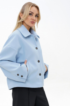 Брюки, жакет Alani Collection 2487 голубой-черный - фото 3