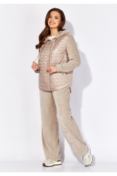 Брюки, куртка TAiER 1416 жемчужный - фото 2