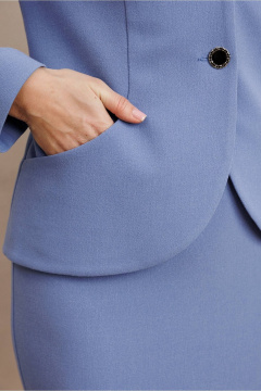 Жакет, юбка Мода Юрс 25-2942 голубой_new - фото 5