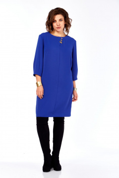 Платье Ольга Стиль С-991 васильковый - фото 1