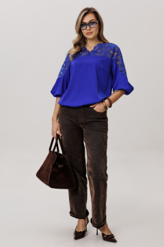 Блуза Anelli 1790 глубокий_лазурит - фото 2