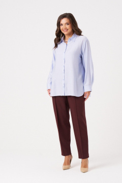 Блуза Панда 112540 голубой - фото 2