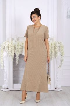 Джемпер, платье Ninele 7521 бежевый - фото 2