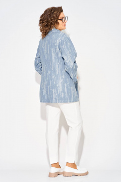 Жакет Liliana 1505БрЛ джинс - фото 5