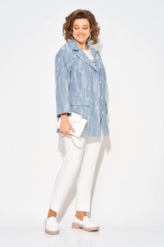 Жакет Liliana 1505БрЛ джинс - фото 4