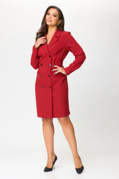 Платье MarSo 2419 красный - фото 1