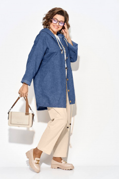 Жакет Liliana 1509 синий - фото 4