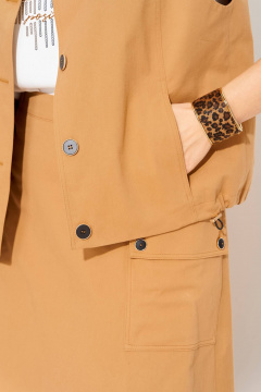 Платье Liliana 1512 карамель - фото 3