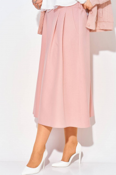 Бомбер, юбка Liliana 1513 пудра - фото 4