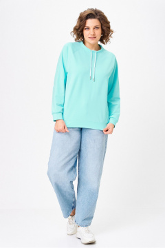 Джемпер Rumoda 2270 бирюзовый - фото 5