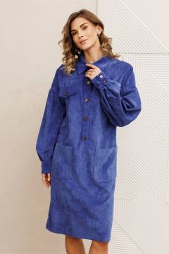 Платье Gizart 5417 ярко -синий - фото 3