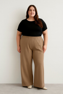 Брюки Бобруйсктрикотаж 55042 бежевый - фото 1
