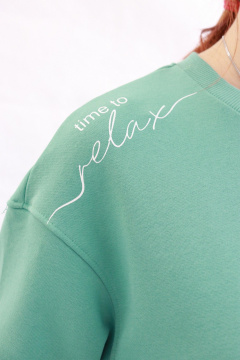 Брюки, джемпер Бобруйсктрикотаж 25744 васаби - фото 3