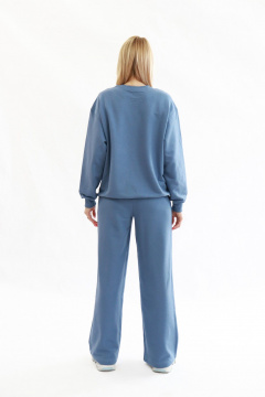 Брюки, джемпер Бобруйсктрикотаж 25744 серо-голубой - фото 2