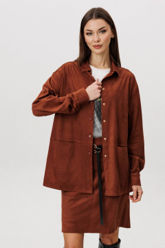 Жакет, юбка Fantazia Mod 5201 медно-рыжий - фото 5