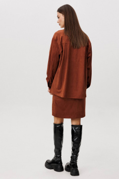 Жакет, юбка Fantazia Mod 5201 медно-рыжий - фото 3