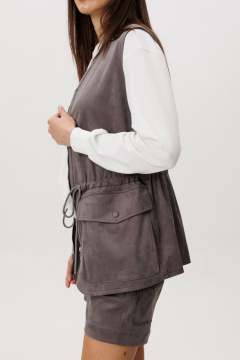 Джемпер, жилет, шорты Fantazia Mod 5231 дымчатый - фото 4