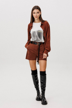 Жакет, шорты Fantazia Mod 5257 медно-рыжий - фото 3