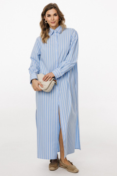 Платье EOLA 3026 голубой_в_полоску - фото 5