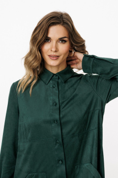 Платье EOLA 3027 т.изумруд - фото 5