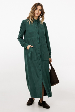 Платье EOLA 3027 т.изумруд - фото 4