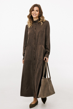 Платье EOLA 3027 шоколад - фото 4