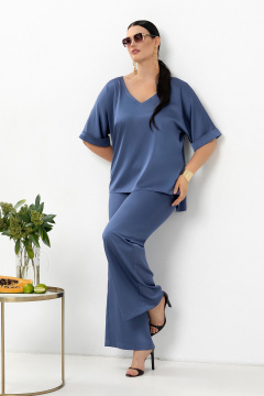 Блуза, брюки Lissana 4903 синий - фото 1